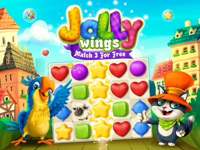 Jolly Wings: Match 3 For Free截图1