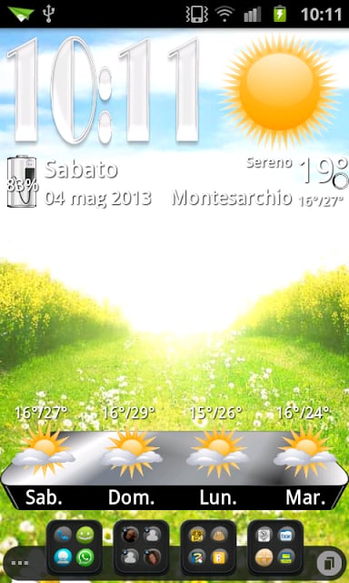 Attimo themeWeather,PR.CLK wea截图2