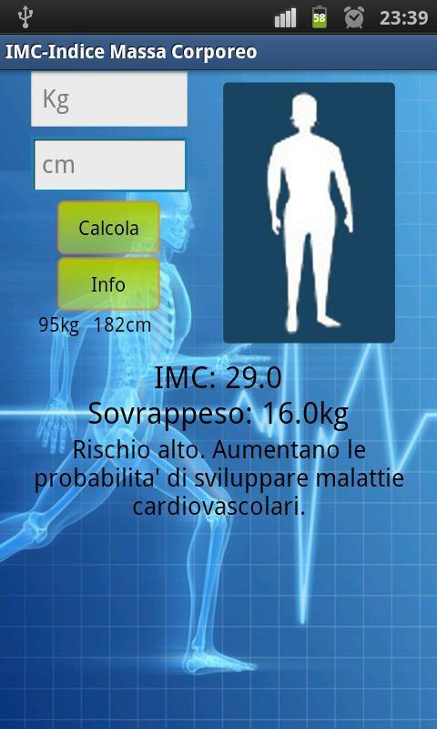 IMC-Indice Massa Corporeo FREE截图3