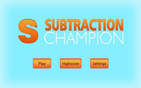 Subtraction Champion截图1