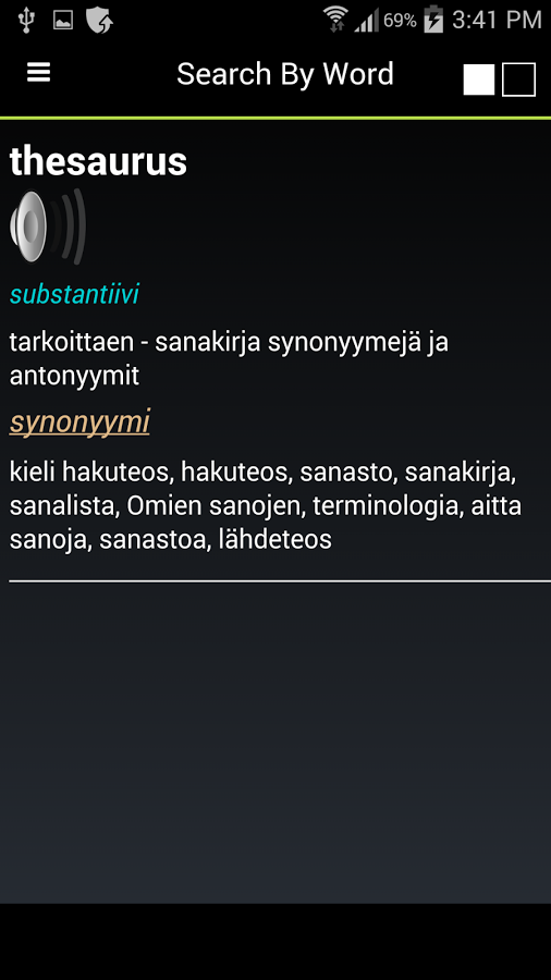 Offline Finnish Dictionary截图10