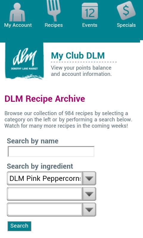 Dorothy Lane Market Mobile App截图2