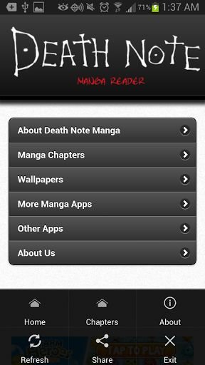 DeathNote Mobile Manga Reader截图3