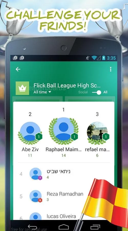 Flick Ball (Soccer Football)截图5