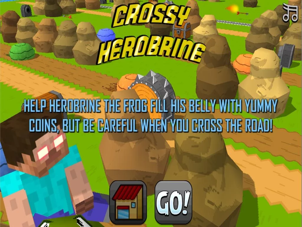 Crossy Herobrine截图4