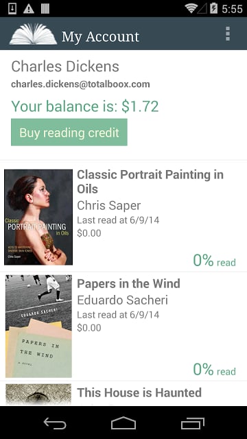 E-Books Reader App - Free截图4