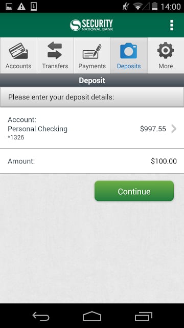 Security National Bank Phone截图5