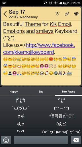 Galaxy S5 Keyboard - Emoji截图3