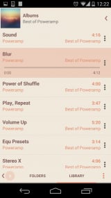 Poweramp Flat Autumn 皮肤截图6