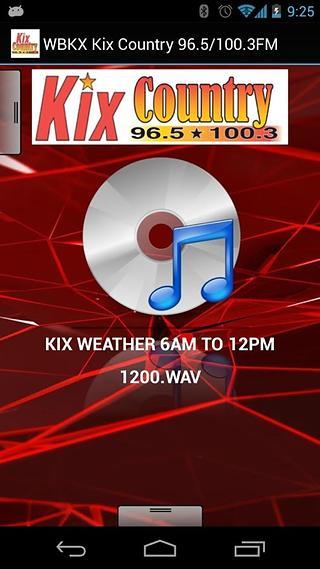 WBKX Kix Country 96.5/10...截图1