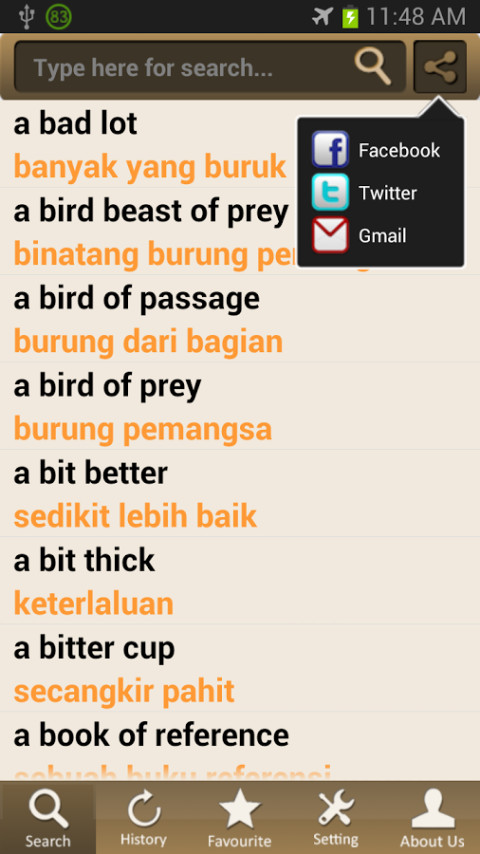 Indonesian Dictionary截图5