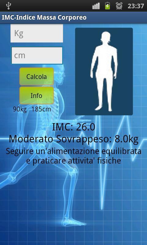 IMC-Indice Massa Corporeo FREE截图2