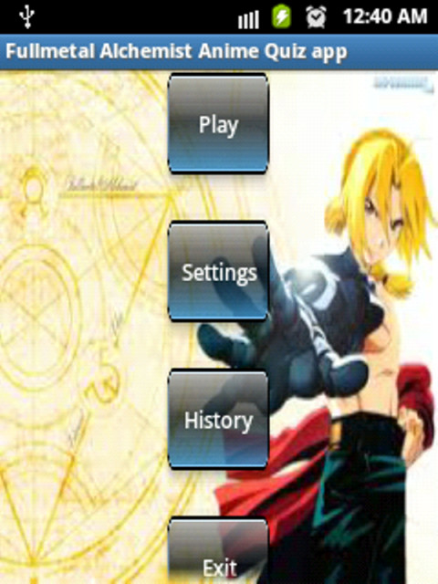 Fullmetal Alchemist Anime Quiz app截图1