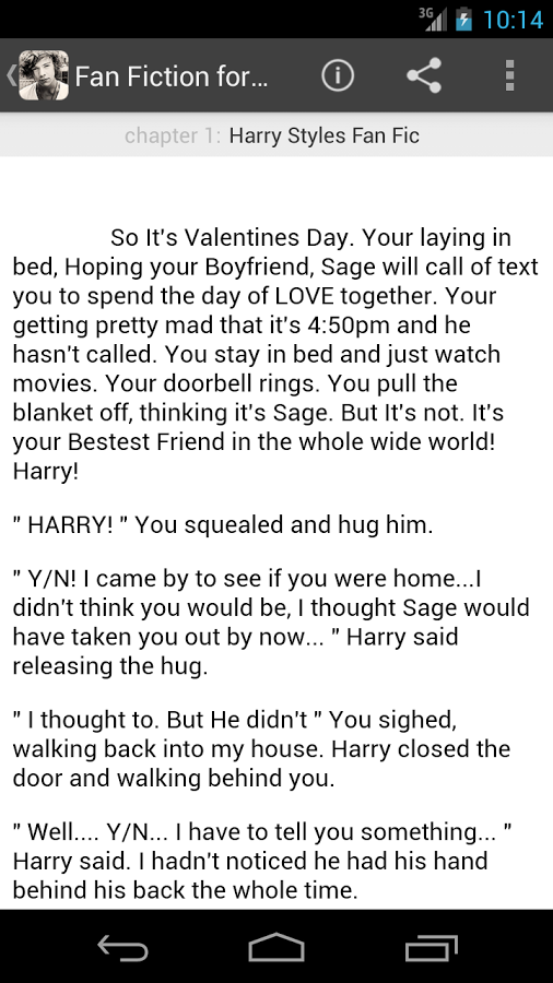 Harry Styles Fanfiction截图4