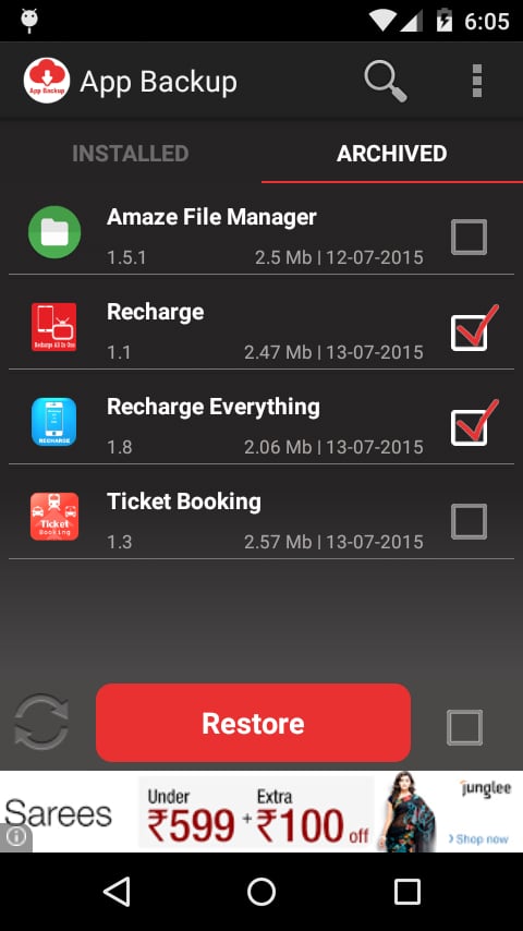 App Backup &amp; Restore截图5
