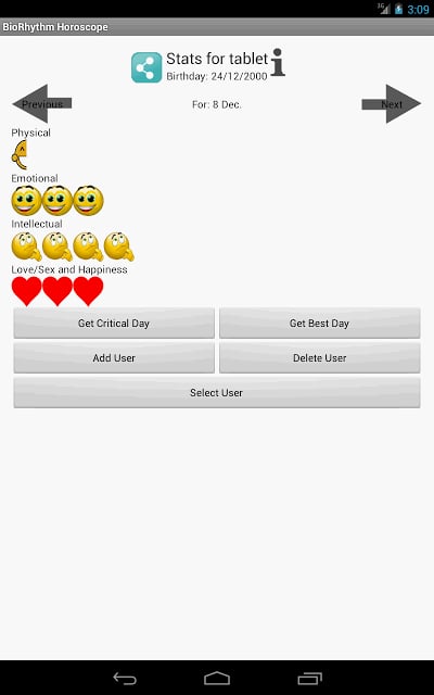 BioRhythm Horoscope截图7