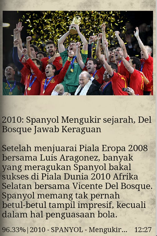 Sejarah Piala Dunia截图1