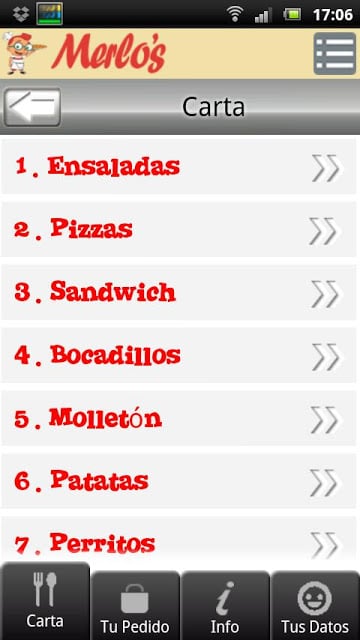 Pizzer&iacute;a Merlo's截图1