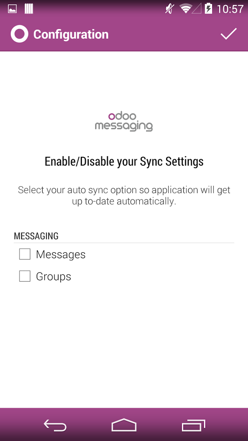 Odoo Messaging截图2