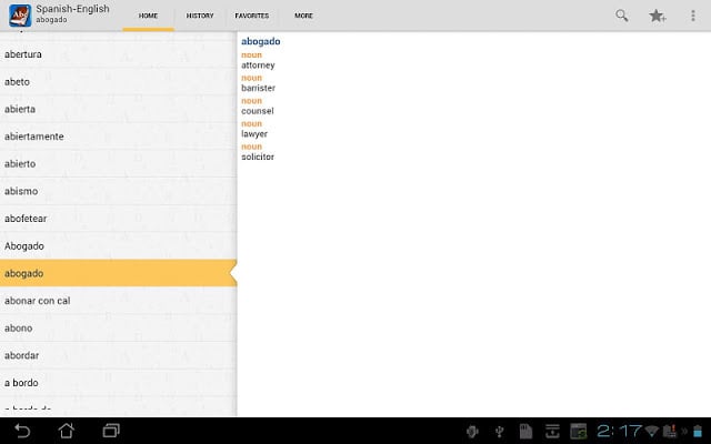 Spanish&lt;&gt;English Dictionary截图4