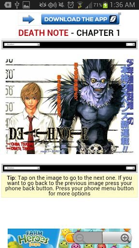 DeathNote Mobile Manga Reader截图1