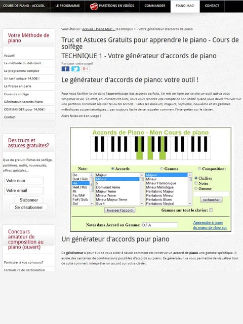 Apprendre le Piano截图1