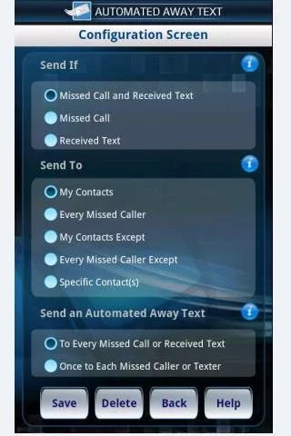 Automated Away Text截图2