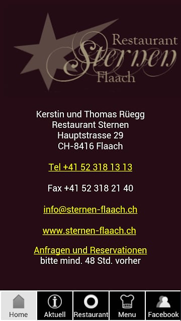 Restaurant Sternen Flaach截图3