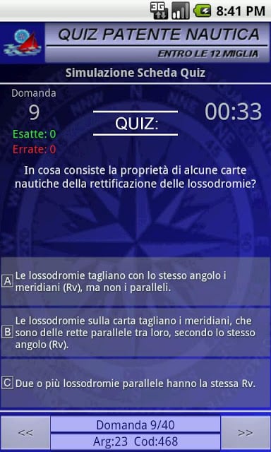 Quiz Patente Nautica Free截图8