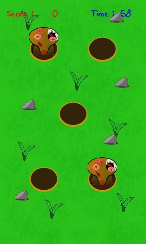 Zombie Mole Smash截图2