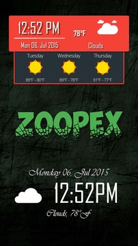 Zoopex for Zooper Widget挂件包截图