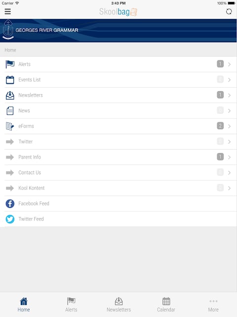 Georges River Grammar Skoolbag截图1