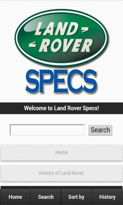 Landrover Specs截图1