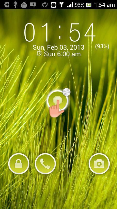 Green Nature Go Locker Theme截图3