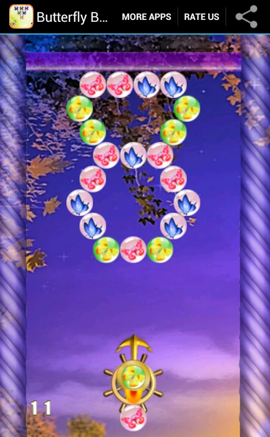 Butterfly Bubble Shooter 2014截图4