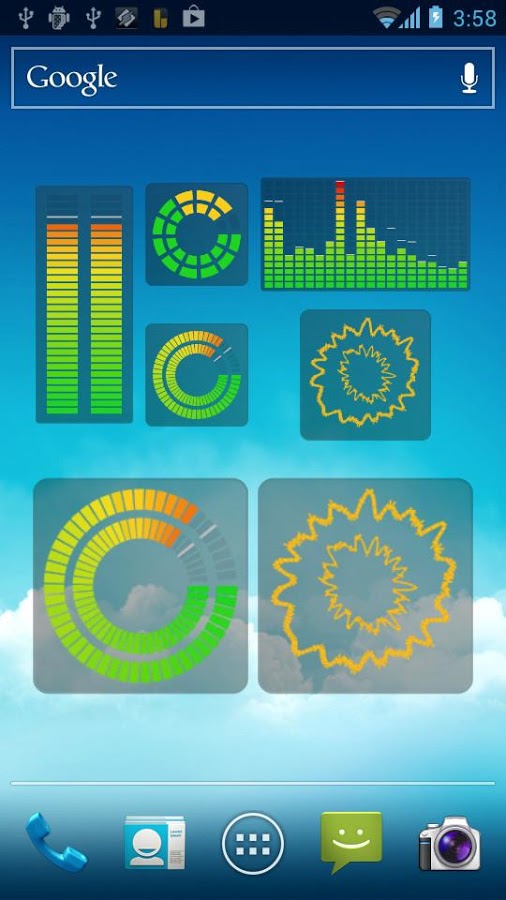 Music Meter &amp; Spectrum Widgets截图8