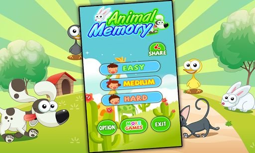 Kids Memory Game: Animal截图1