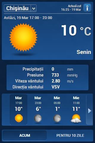 Inforama Meteo Moldova截图3