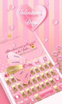 Valentine's Day Keyboard Theme截图