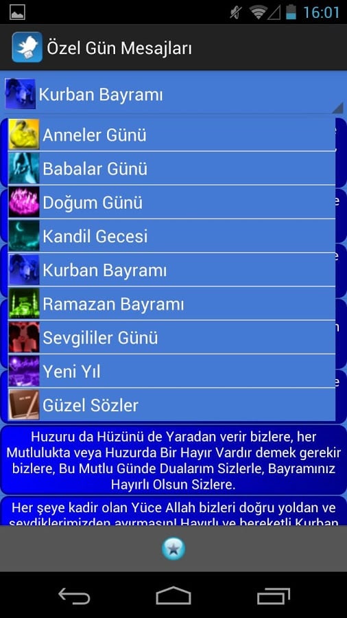 &Ouml;zel G&uuml;n Mesajları截图11