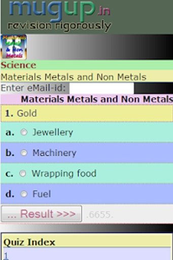 Materials Metals &amp; Non Metals截图1