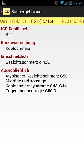 Krankenschein ICD-10 Codierung截图4