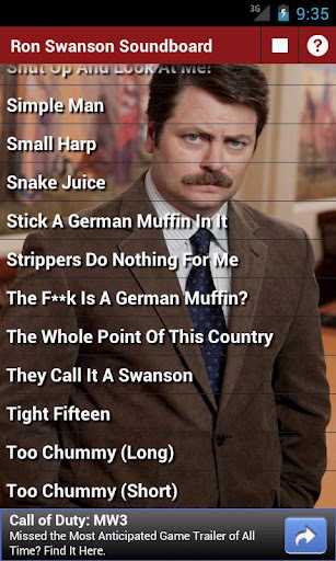 Ron Swanson Soundboard截图2