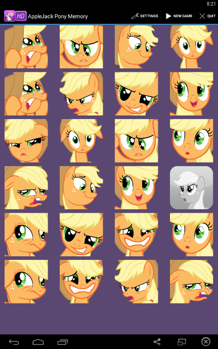 AppleJack Pony Memory截图1