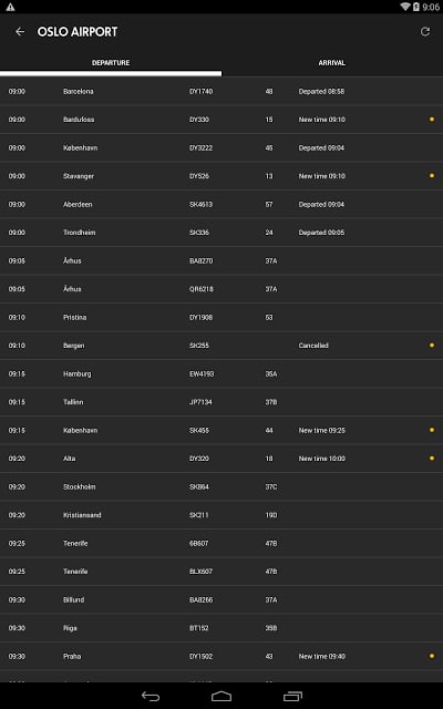 Avinor Flights截图6