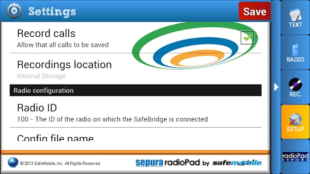 radioPad SEPURA截图5