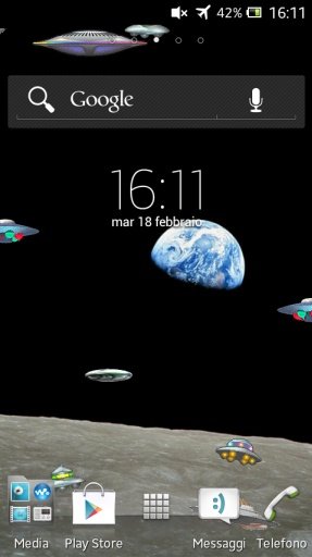 UFO INVADERS LIVE WALLPAPER HD截图1