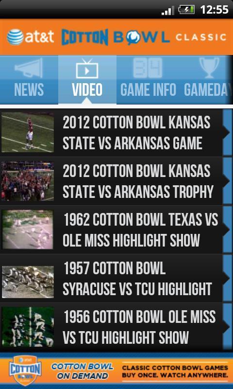 Official Cotton Bowl Mobile截图3