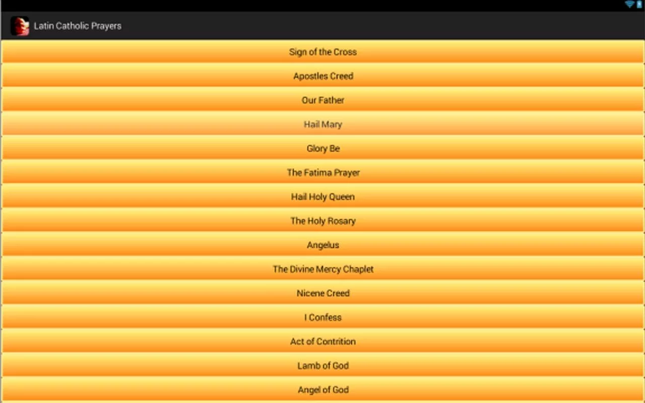 Latin Catholic Prayers截图2