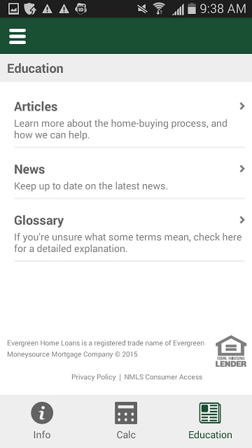 Evergreen Home Loan Calculator截图3